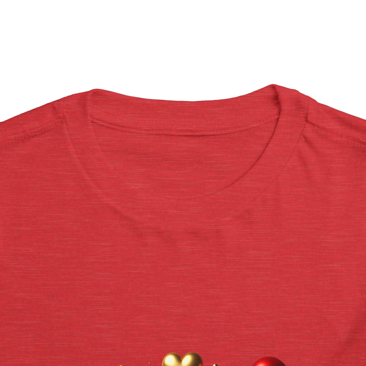 Merry Christmas Toddler Tee — Festive Gold Script Holiday Shirt