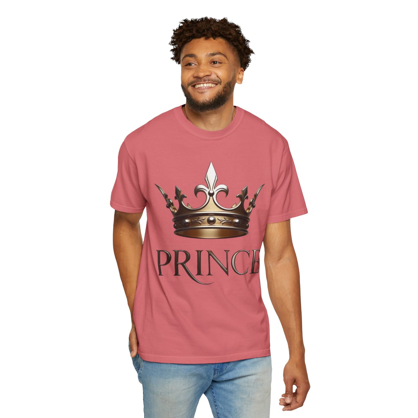 Prince Crown T‑Shirt — Regal Gold Crown Graphic Tee