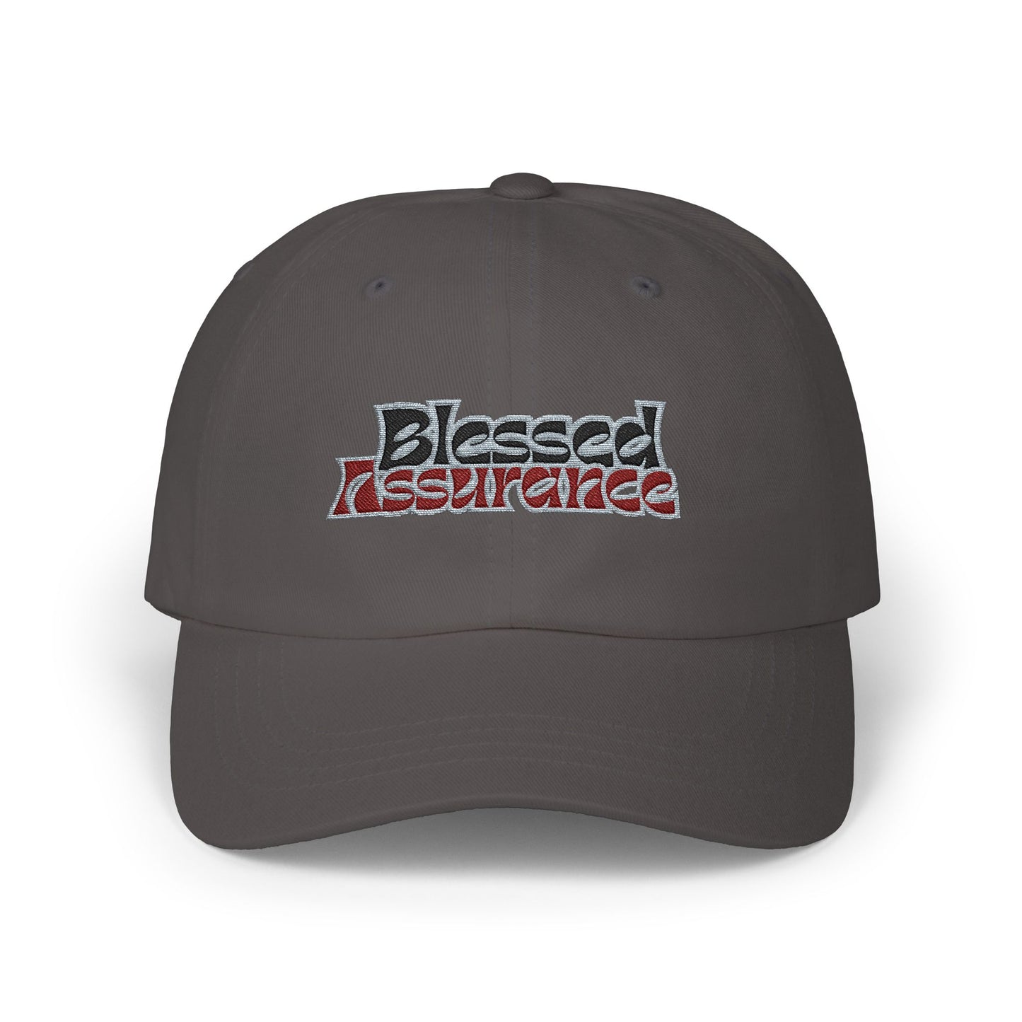 Blessed Assurance Dad Cap - Classic White Baseball Hat for Everyday Style