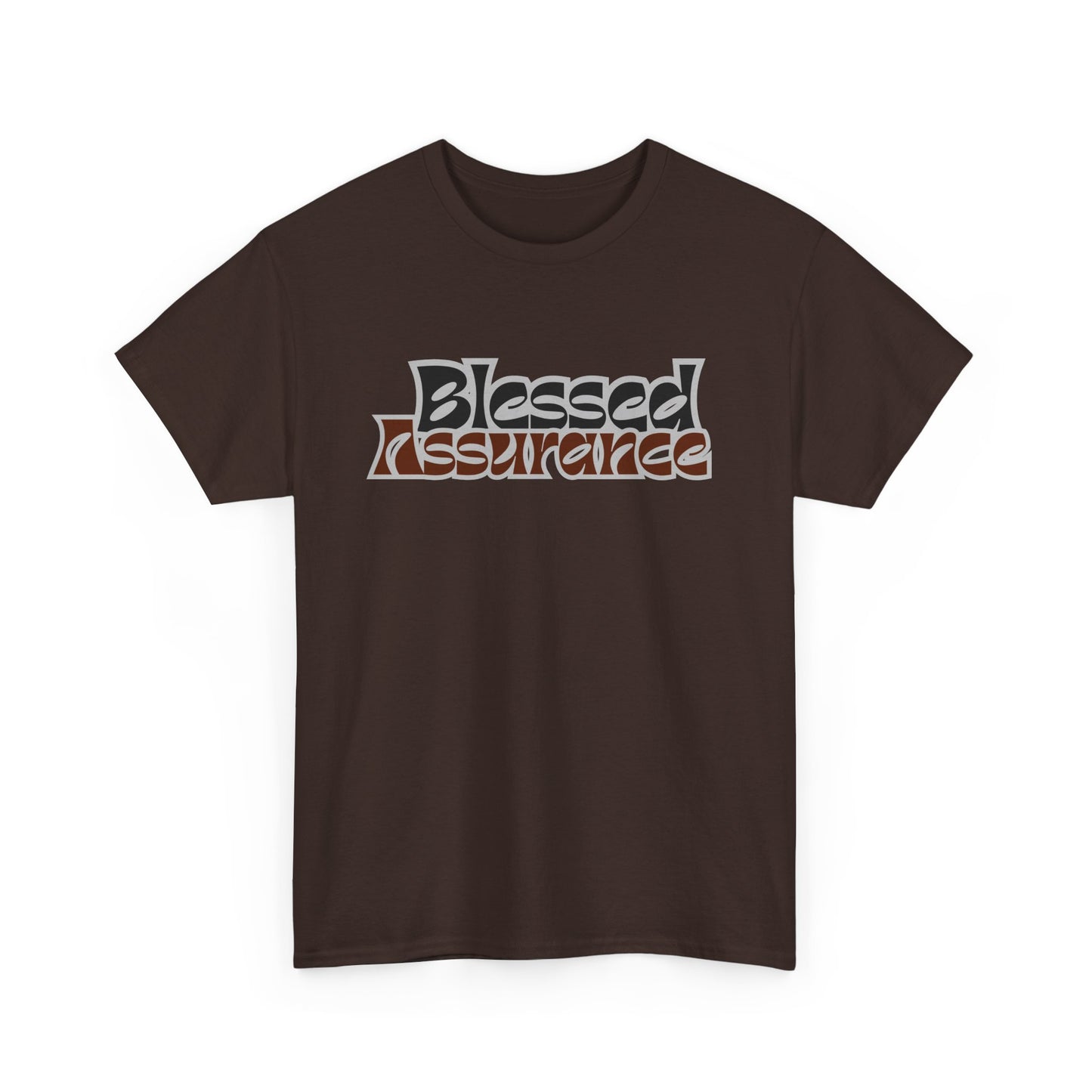 Blessed Assurance Unisex Heavy Cotton Tee | Inspirational Graphic T-Shirt for Everyday Comfort