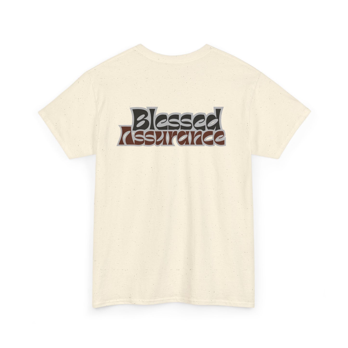 Blessed Assurance Unisex Heavy Cotton Tee | Inspirational Graphic T-Shirt for Everyday Comfort