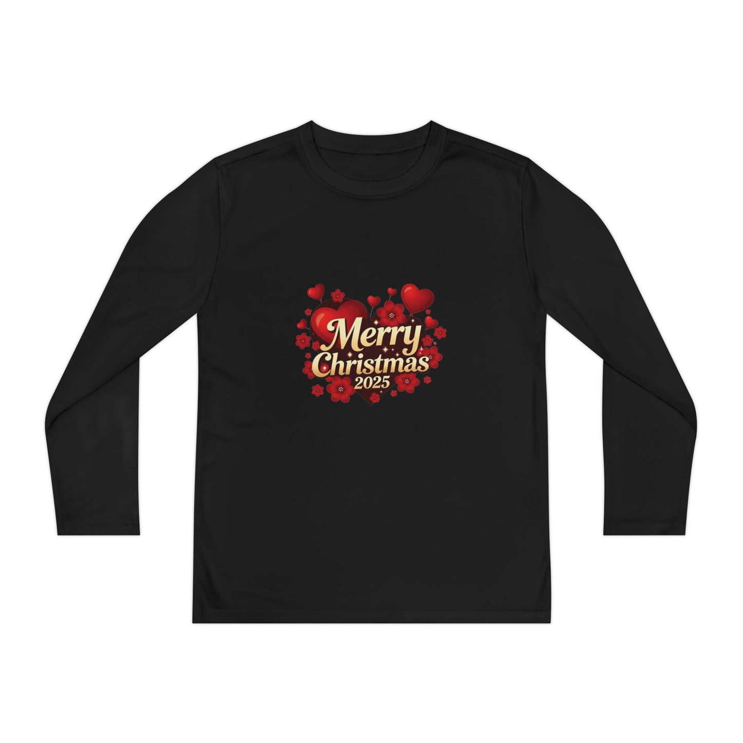 Youth Long Sleeve “Merry Christmas 2025” Holiday Tee