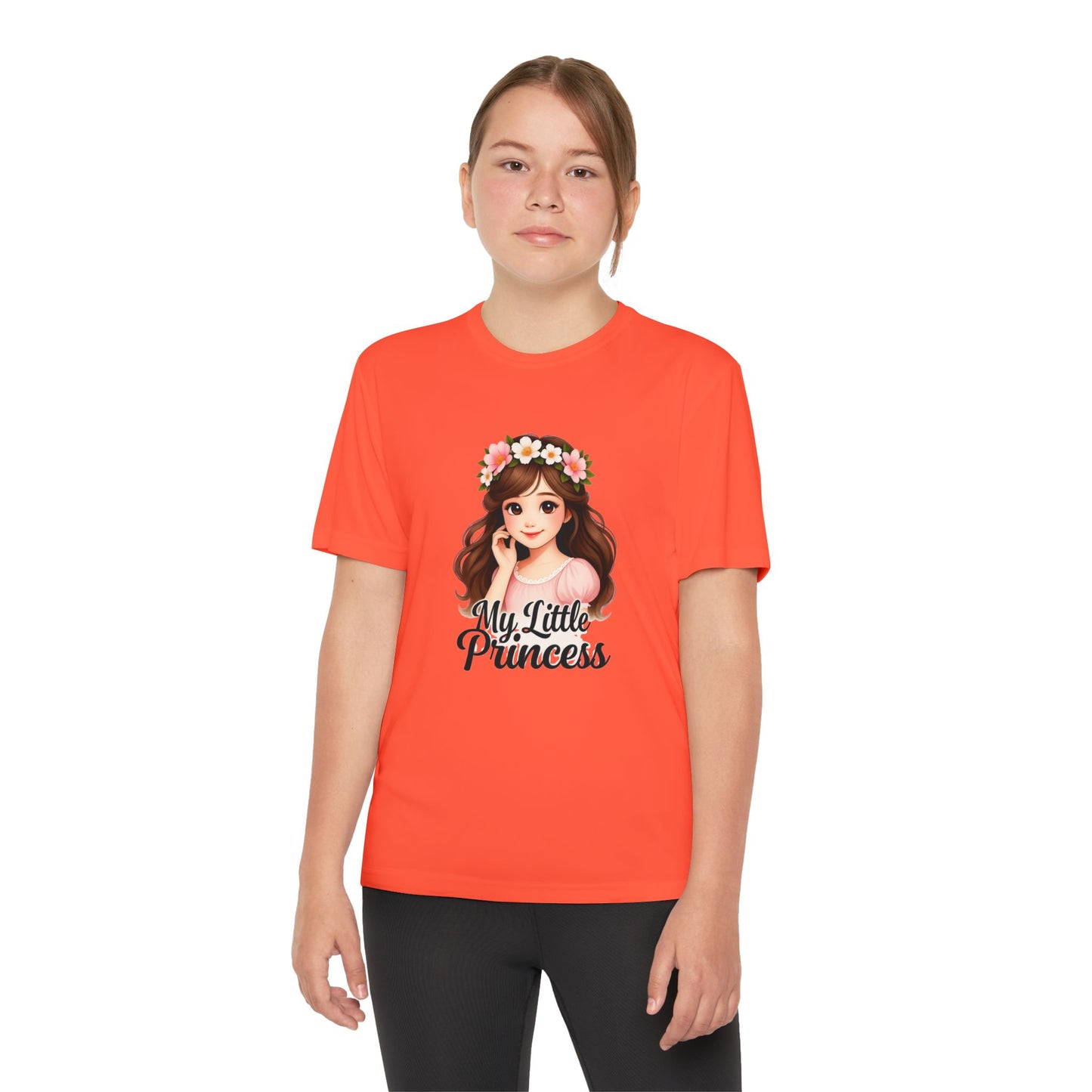 My Little Princess Youth Tee - Cute Floral Design for Girls