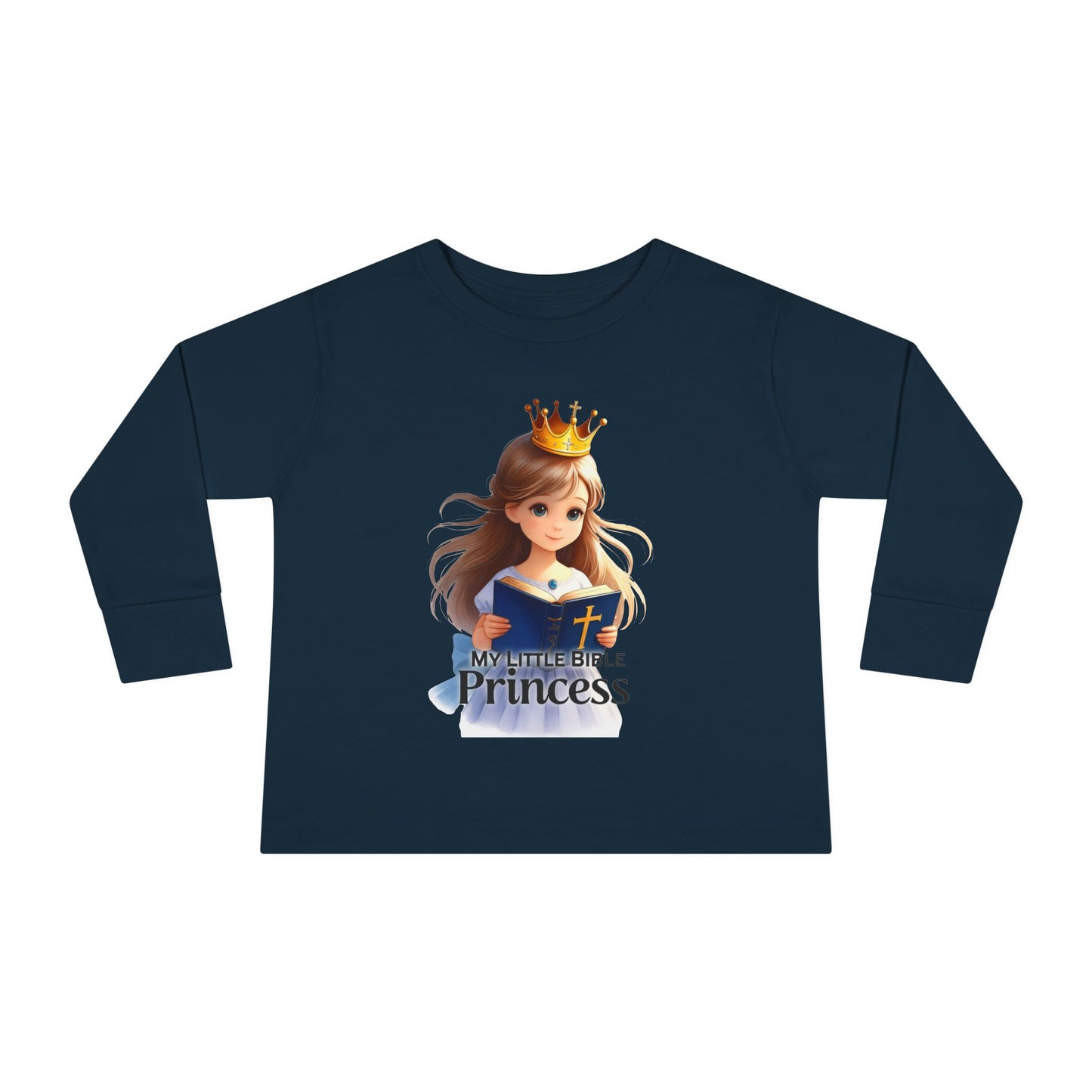 Toddler Princess Long Sleeve Tee - Perfect Gift for Little Royalty