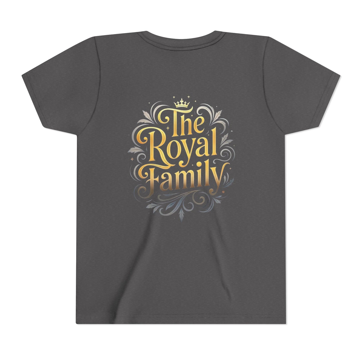 Youth Prince T‑Shirt – Gold Crown "Prince" Front & "The Royal Family" Back