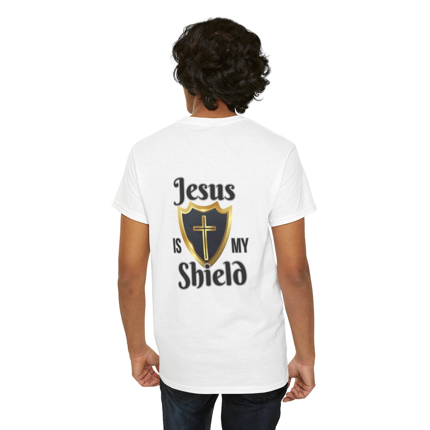 Jesus Is My Shield Unisex Heavy Cotton Tee