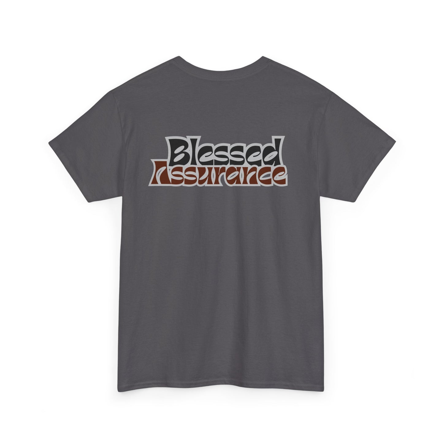 Blessed Assurance Unisex Heavy Cotton Tee | Inspirational Graphic T-Shirt for Everyday Comfort