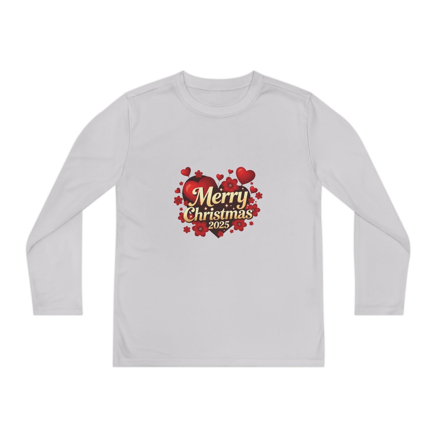 Youth Long Sleeve “Merry Christmas 2025” Holiday Tee