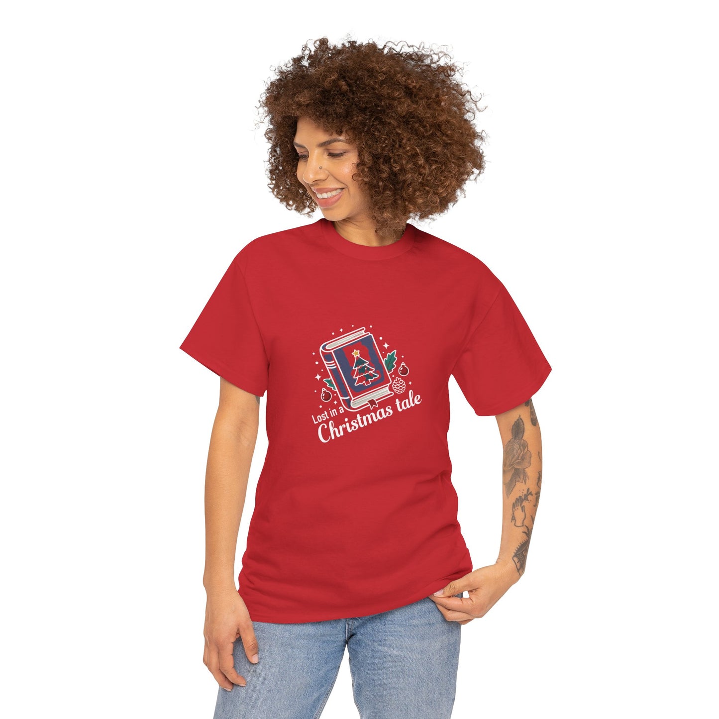Christmas Snow Globe Tee — 'Let’s a Christmas Tale' Holiday T-Shirt