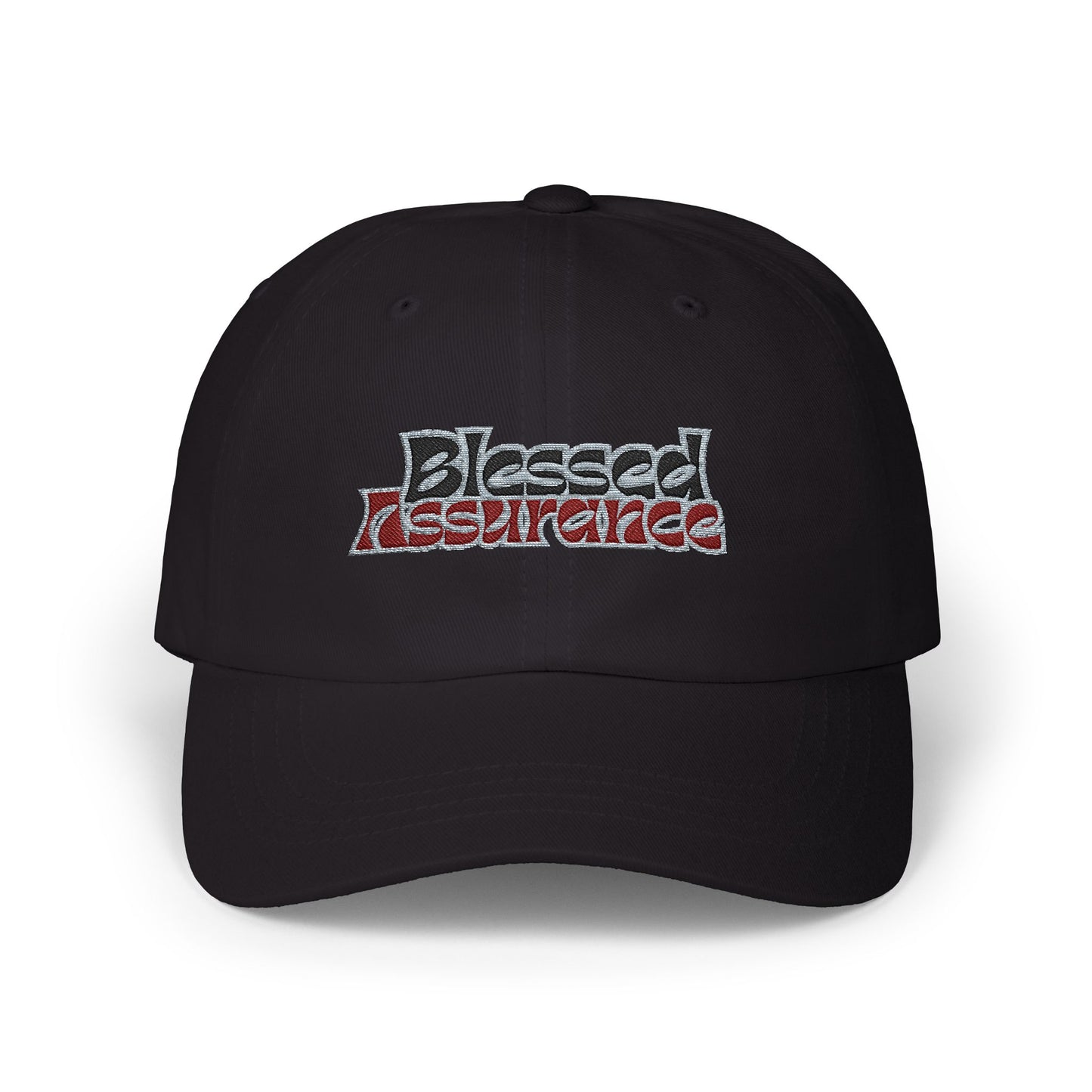 Blessed Assurance Dad Cap - Classic White Baseball Hat for Everyday Style