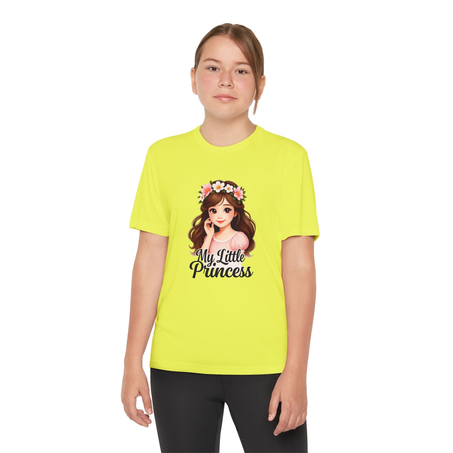 My Little Princess Youth Tee - Cute Floral Design for Girls