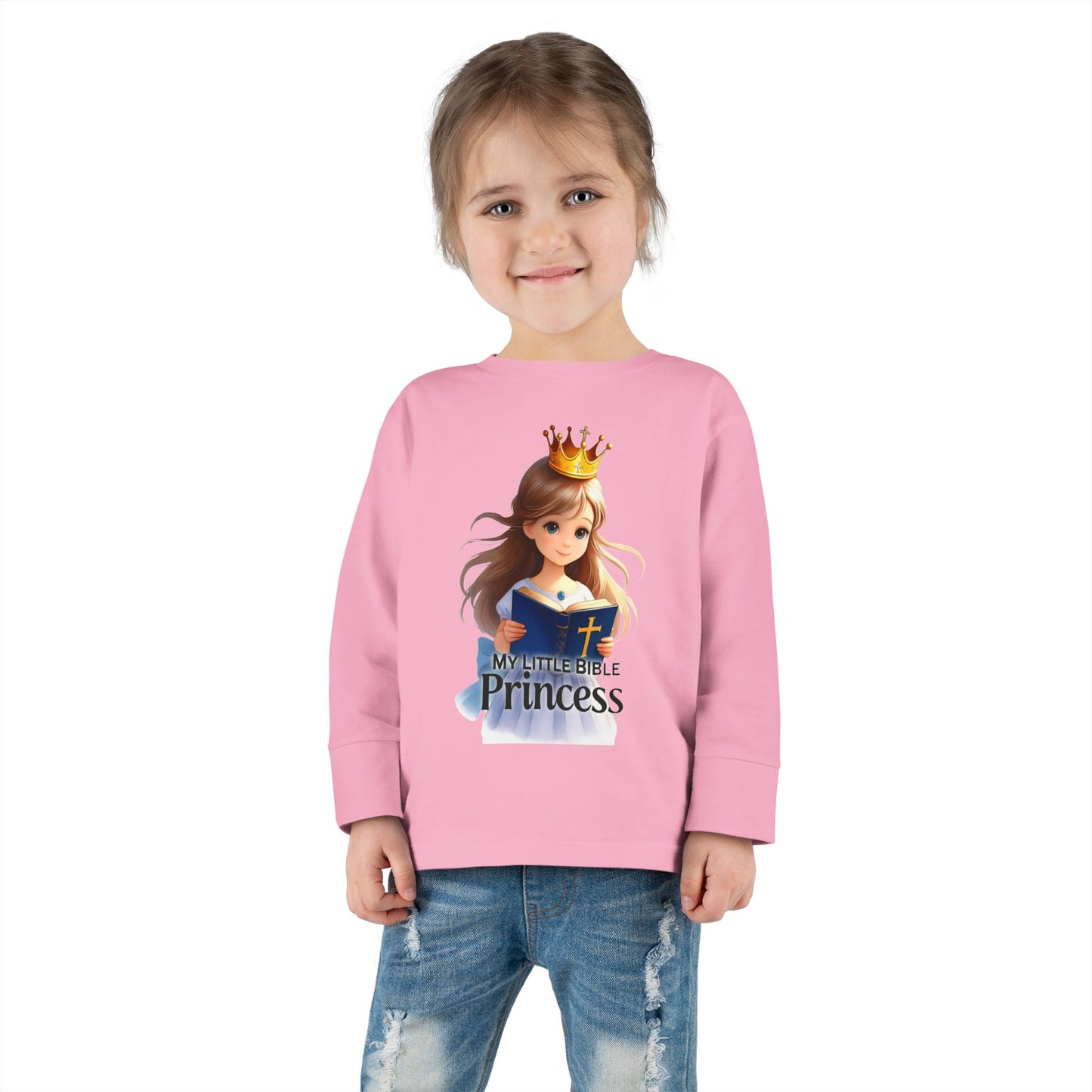Toddler Princess Long Sleeve Tee - Perfect Gift for Little Royalty