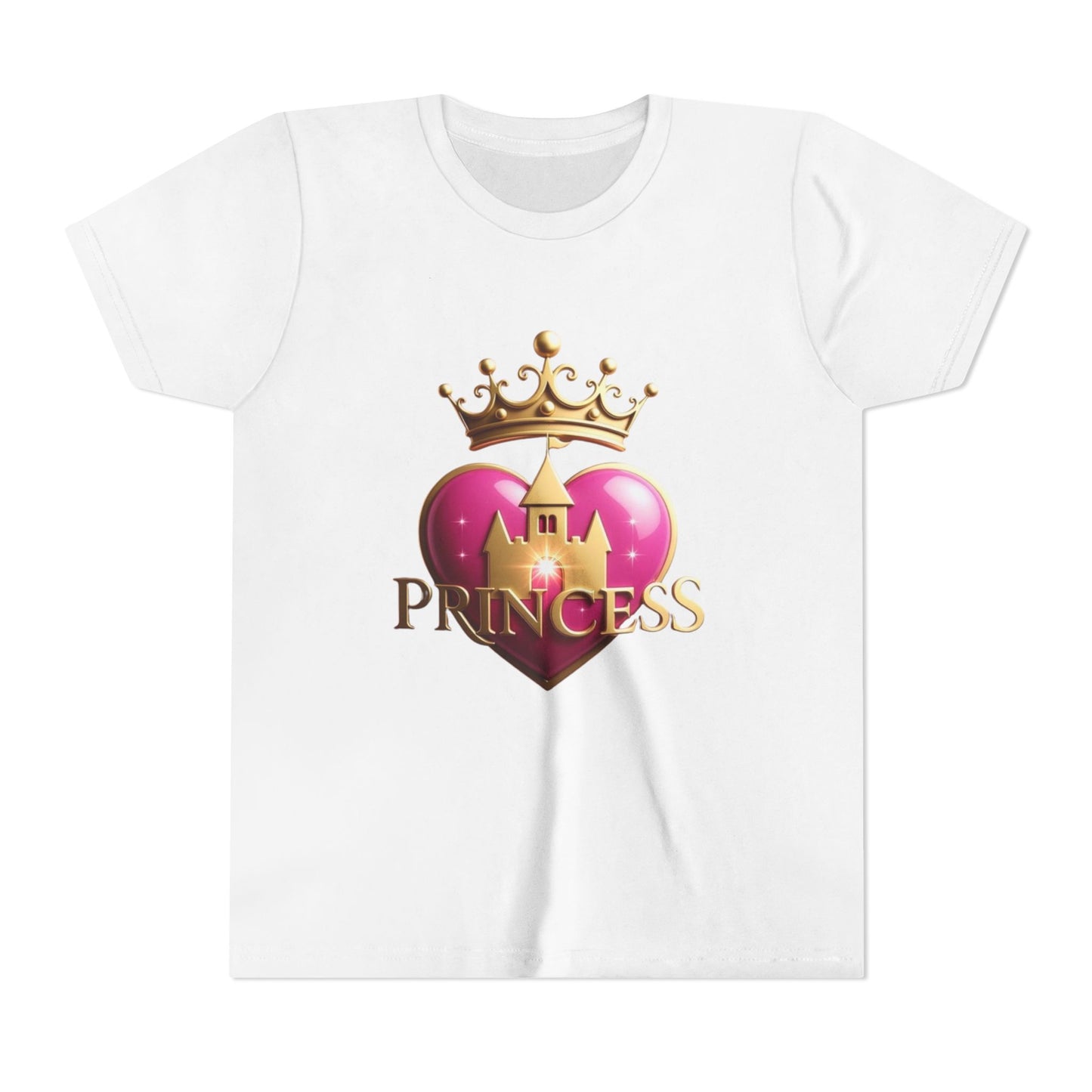 Princess Heart Youth Tee — The Royal Family Graphic Kids T-Shirt