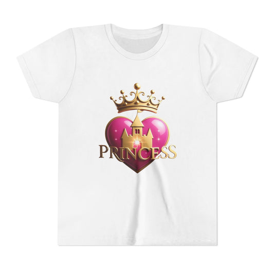 Princess Heart Youth Tee — The Royal Family Graphic Kids T-Shirt