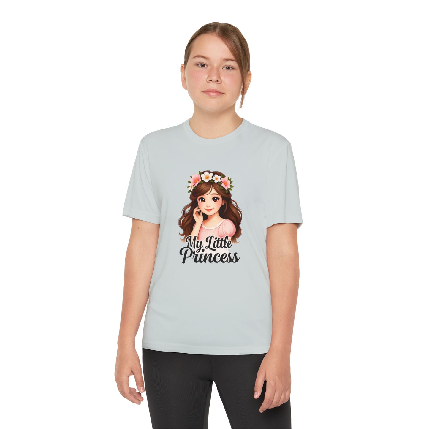My Little Princess Youth Tee - Cute Floral Design for Girls