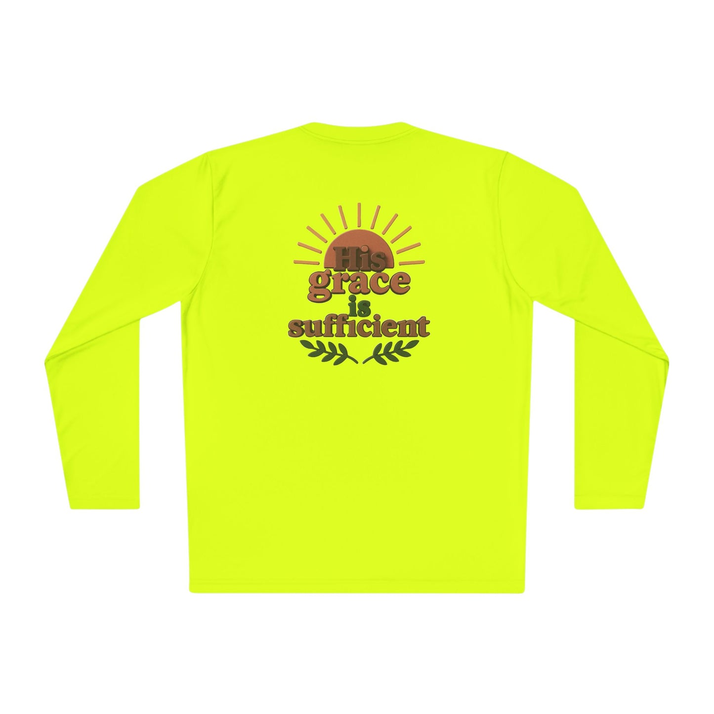 Grace Sufficient Long Sleeve Tee - Unisex Inspirational Shirt
