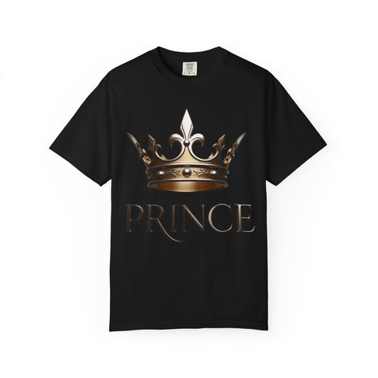Prince Crown T‑Shirt — Regal Gold Crown Graphic Tee