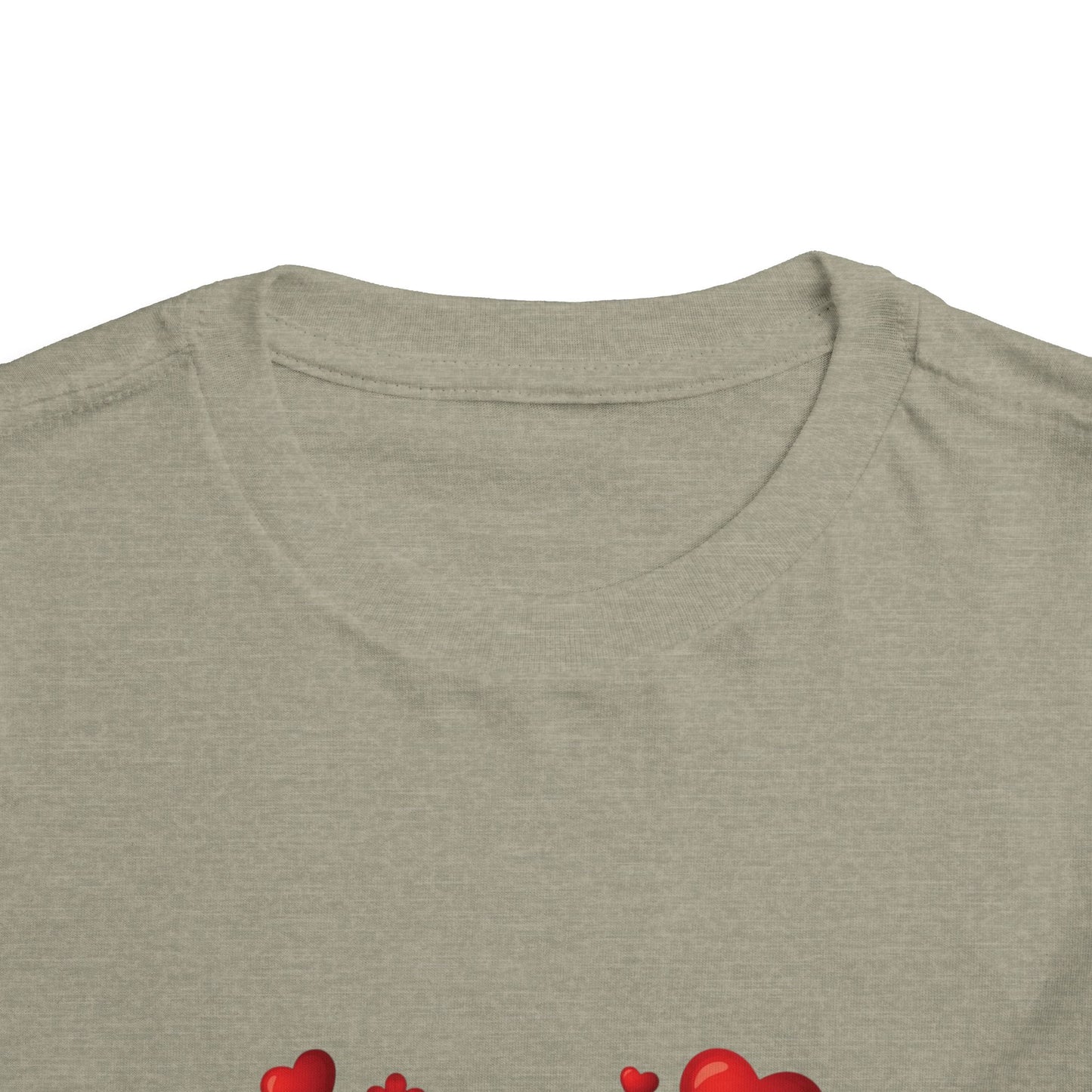 Toddler Tee — "Merry Christmas 2025" Heart Holiday Shirt