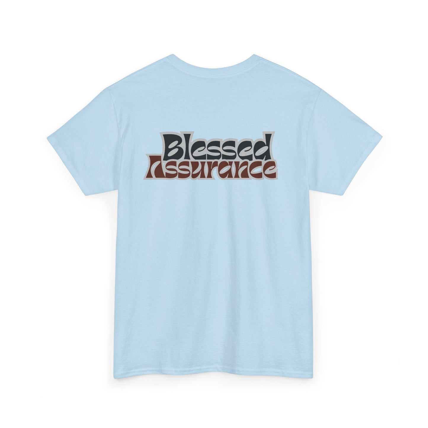 Blessed Assurance Unisex Heavy Cotton Tee | Inspirational Graphic T-Shirt for Everyday Comfort