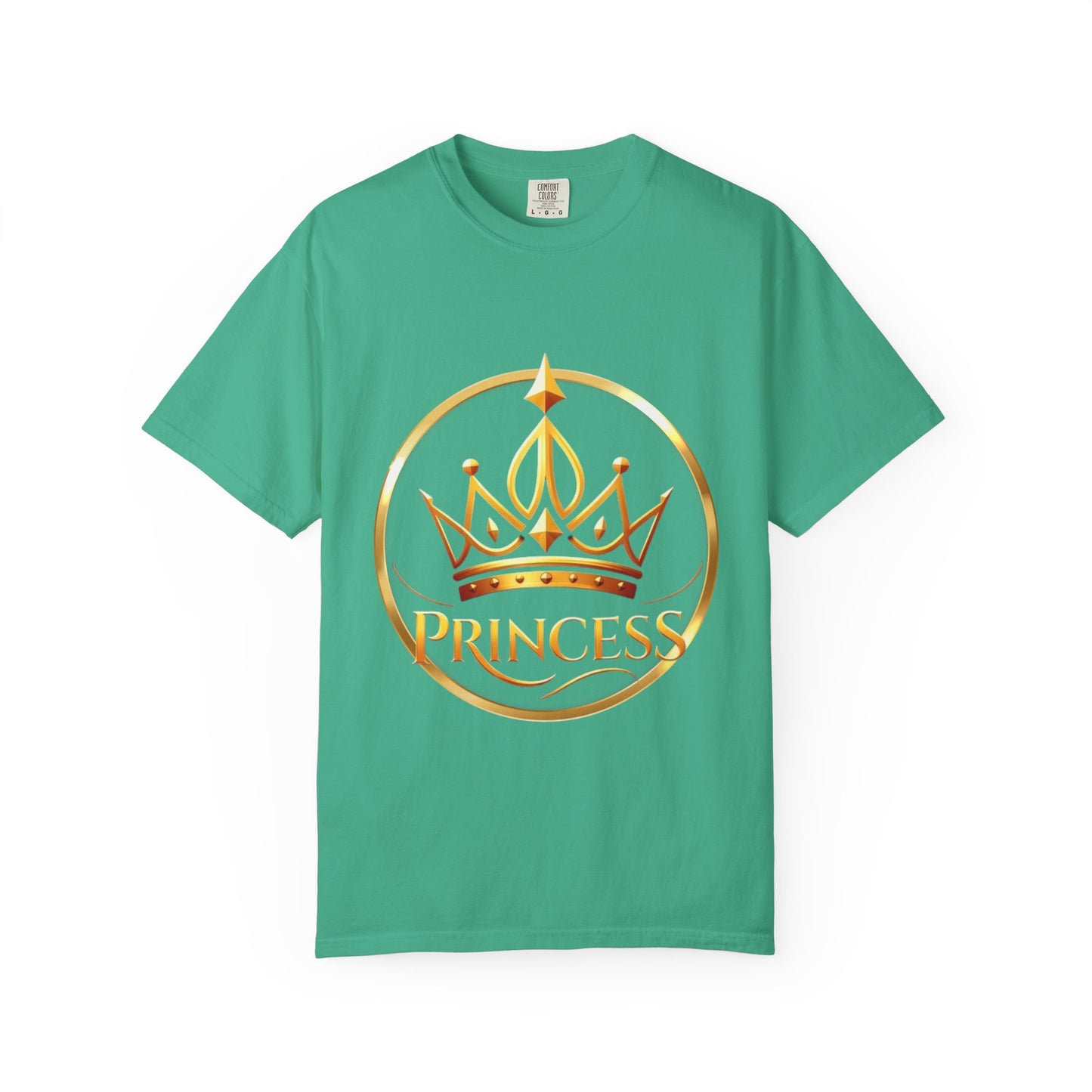 Princess Crown T‑Shirt — Gold Foil Royalty Graphic