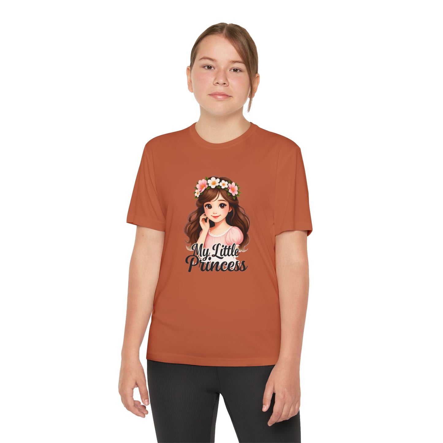 My Little Princess Youth Tee - Cute Floral Design for Girls