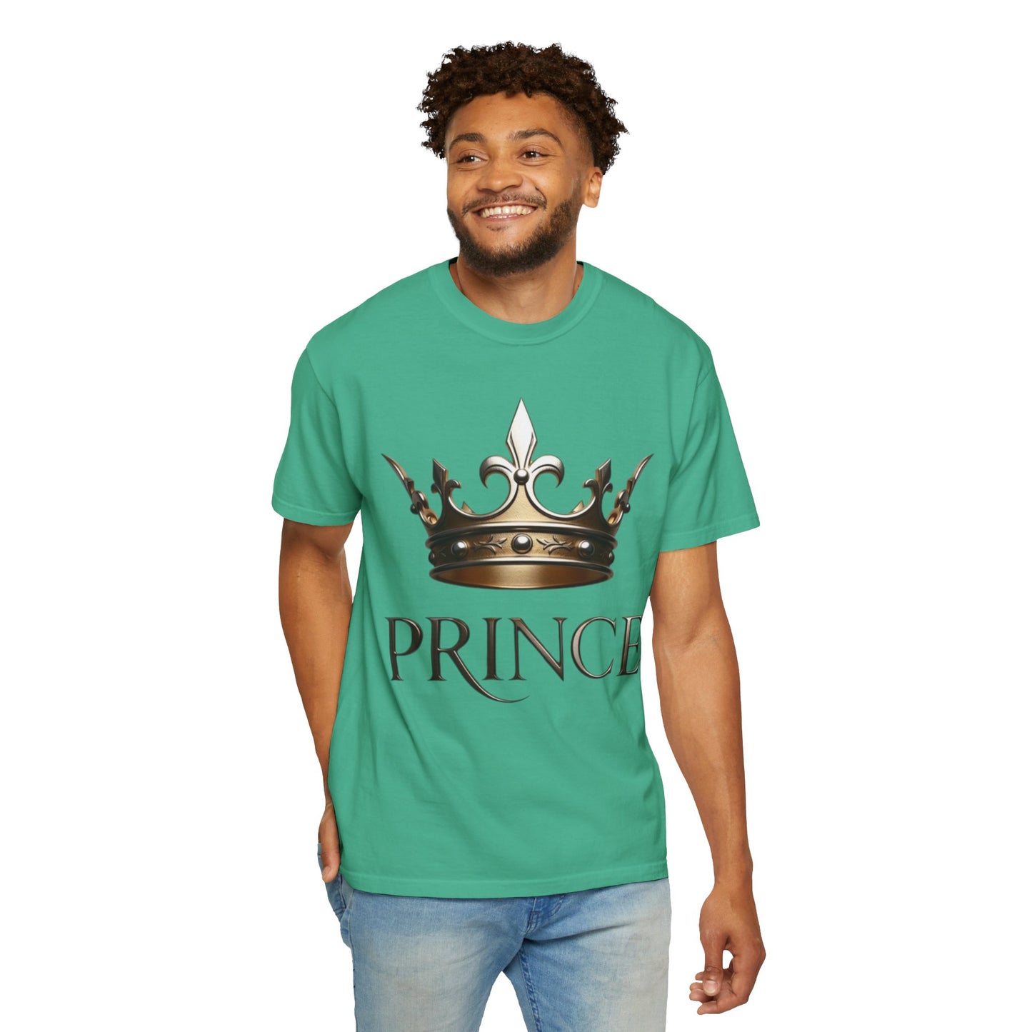 Prince Crown T‑Shirt — Regal Gold Crown Graphic Tee