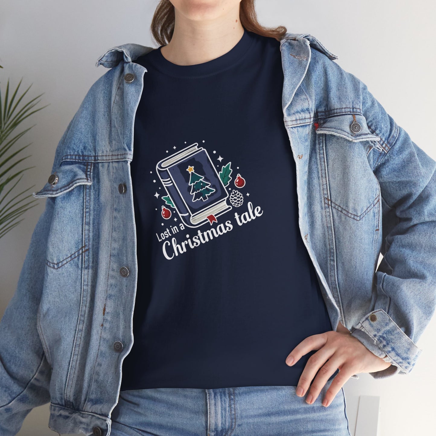 Christmas Snow Globe Tee — 'Let’s a Christmas Tale' Holiday T-Shirt