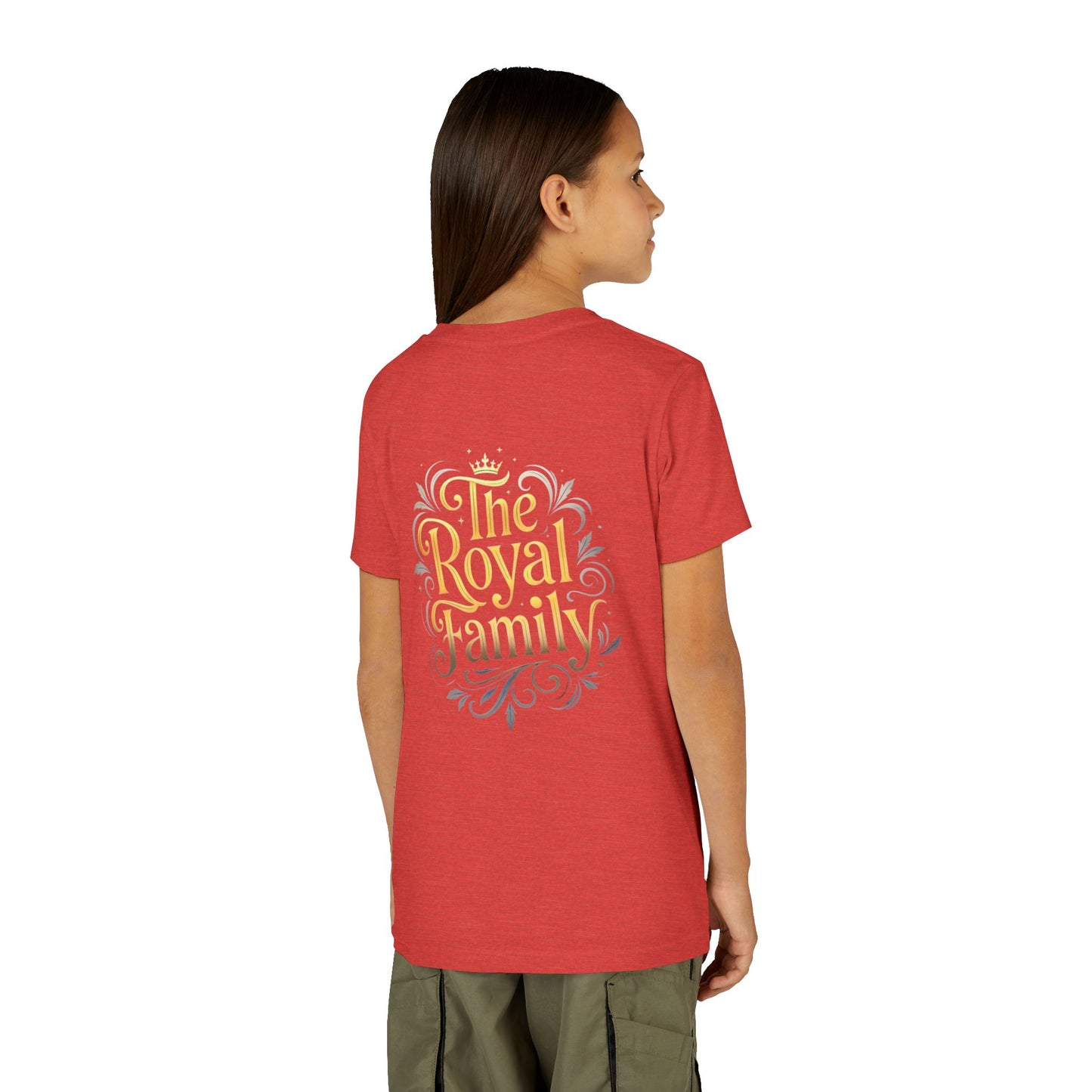 Princess Heart Youth Tee — The Royal Family Graphic Kids T-Shirt