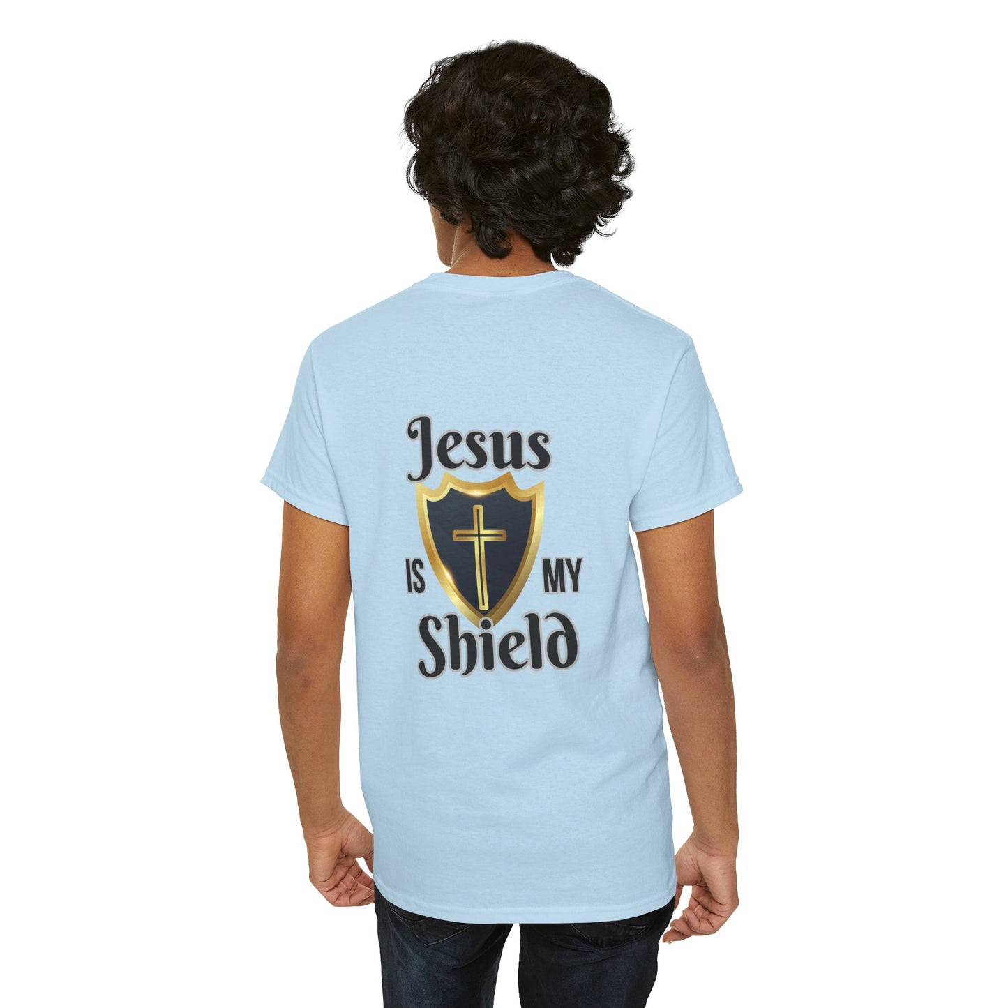 Jesus Is My Shield Unisex Heavy Cotton Tee