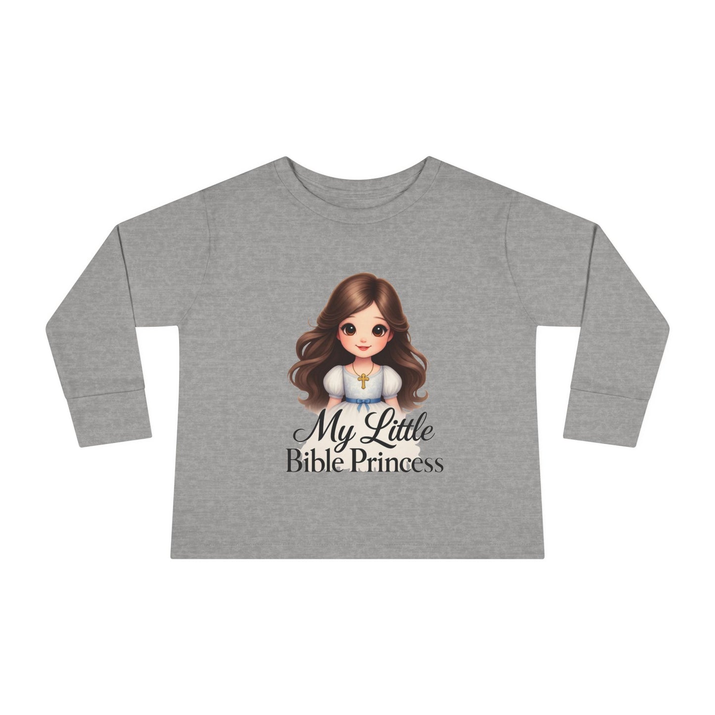 My Little Bible Princess Toddler Long Sleeve Tee