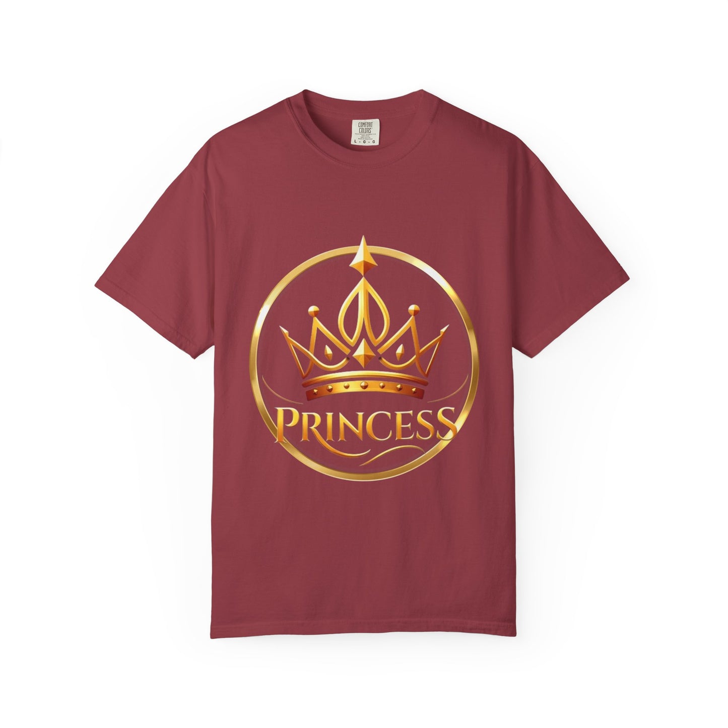 Princess Crown T‑Shirt — Gold Foil Royalty Graphic
