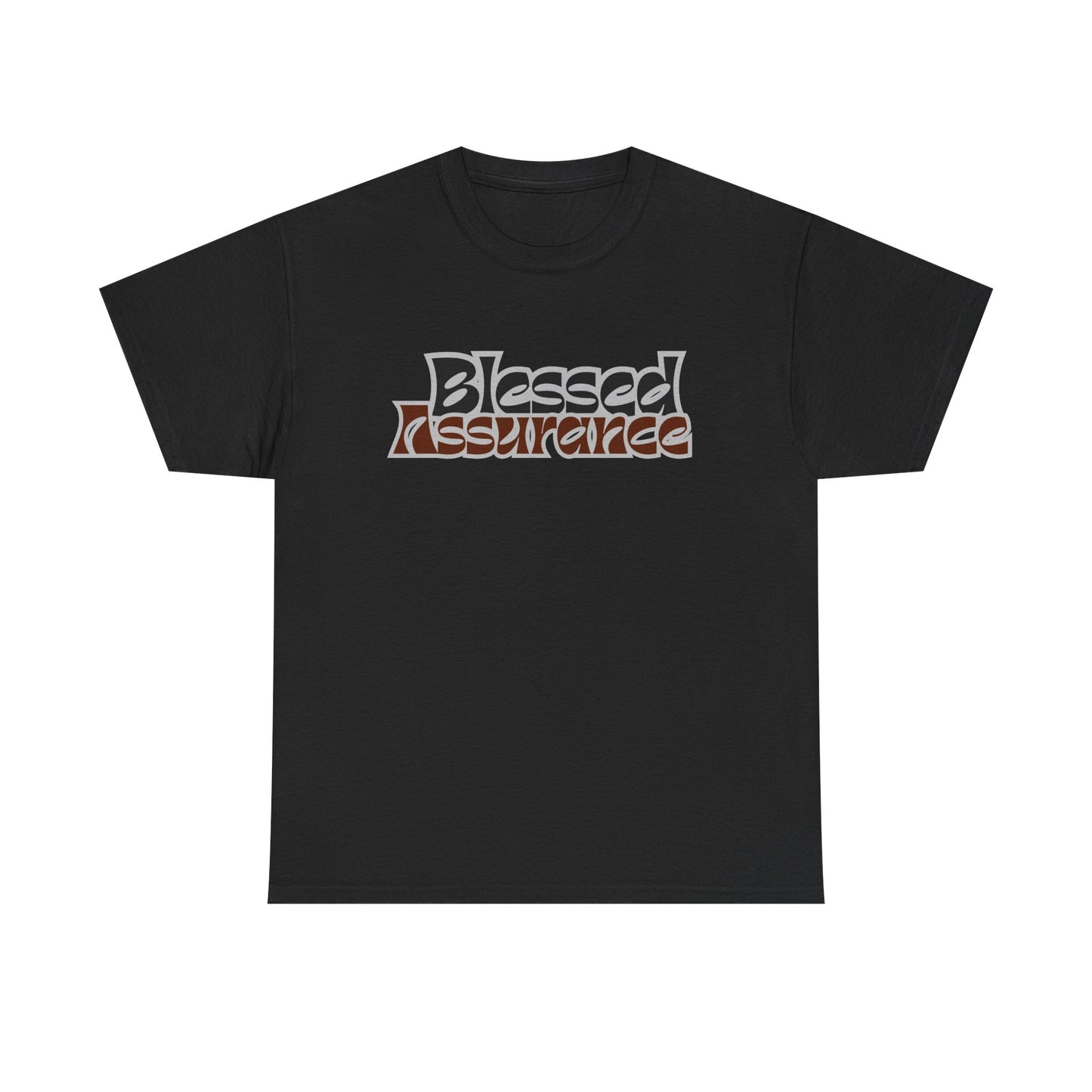Blessed Assurance Unisex Heavy Cotton Tee | Inspirational Graphic T-Shirt for Everyday Comfort