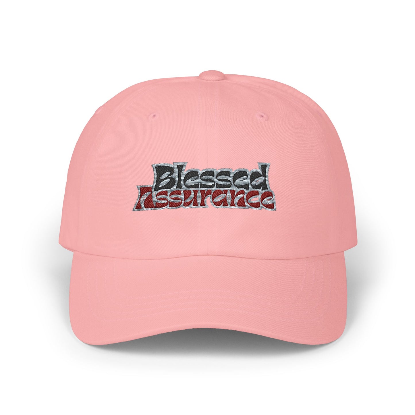 Blessed Assurance Dad Cap - Classic White Baseball Hat for Everyday Style