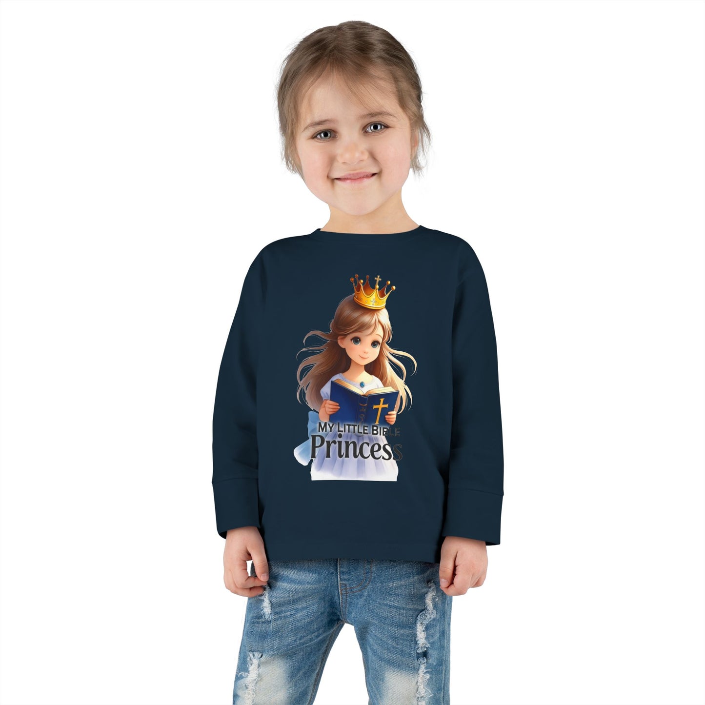 Toddler Princess Long Sleeve Tee - Perfect Gift for Little Royalty