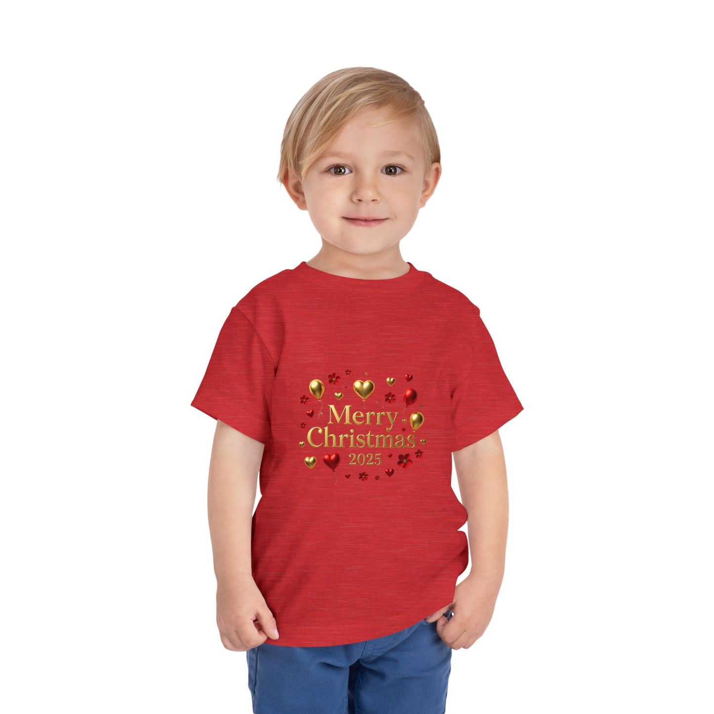 Merry Christmas 2025 Toddler Tee
