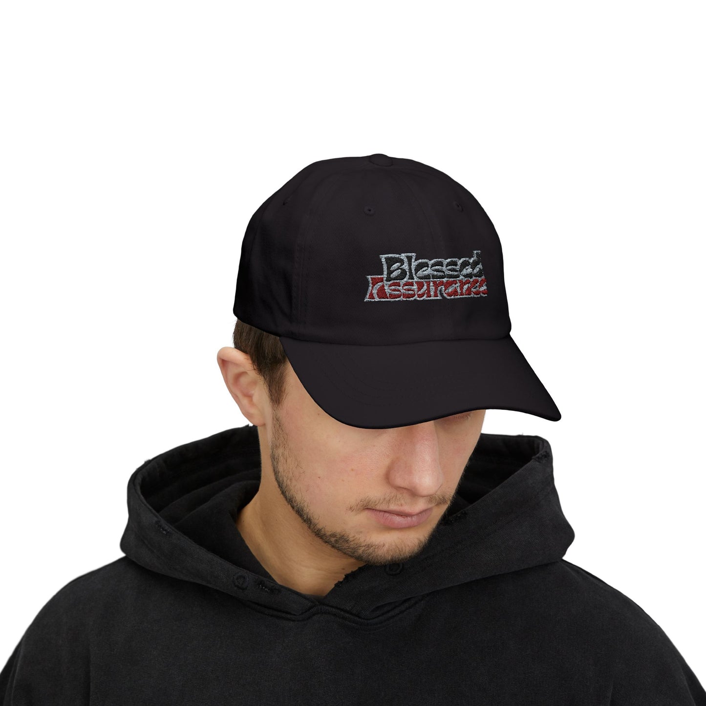Blessed Assurance Dad Cap - Classic White Baseball Hat for Everyday Style