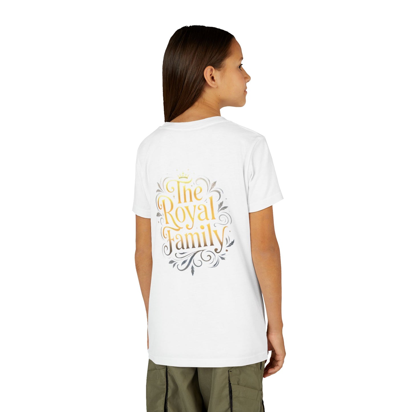 Princess Heart Youth Tee — The Royal Family Graphic Kids T-Shirt
