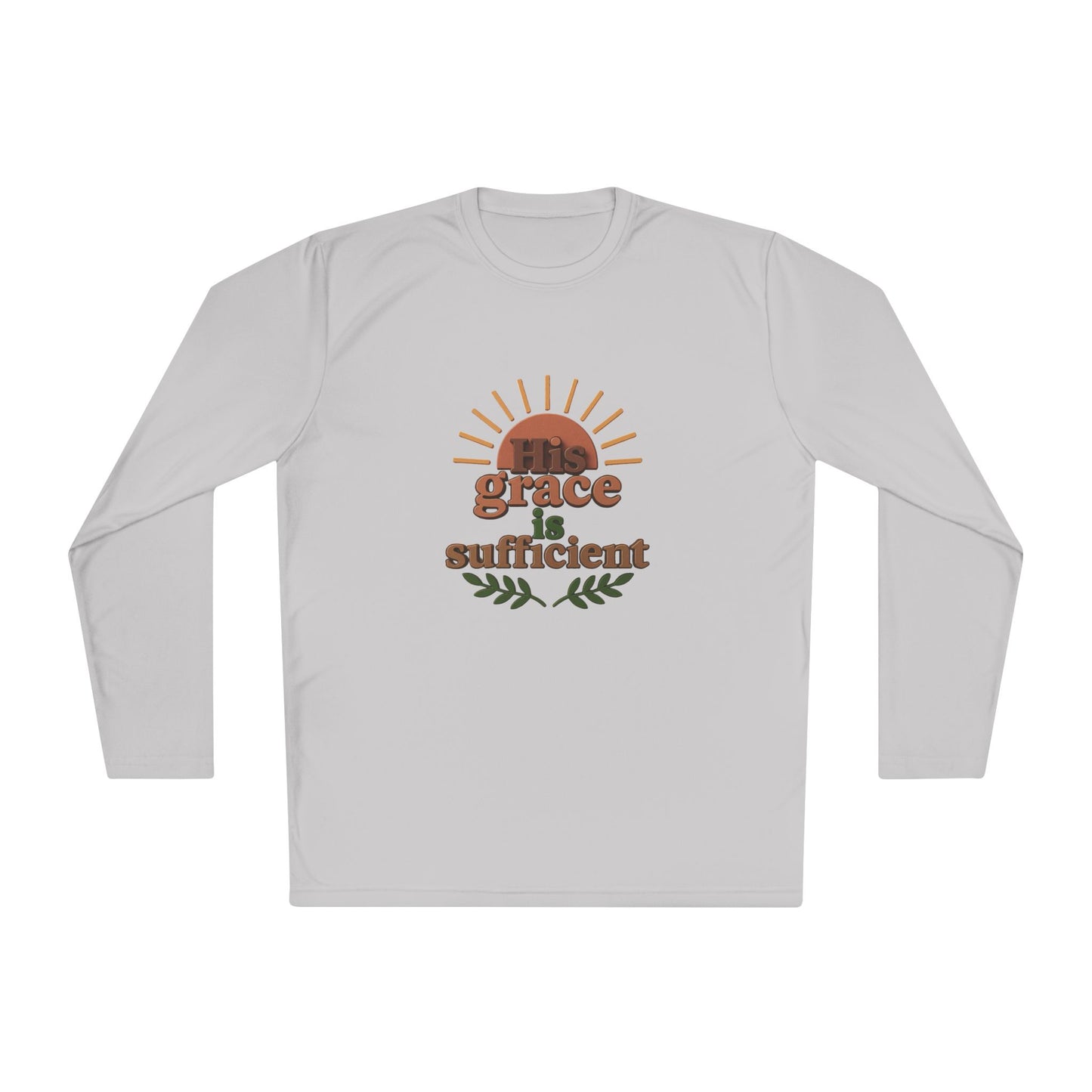 Grace Sufficient Long Sleeve Tee - Unisex Inspirational Shirt