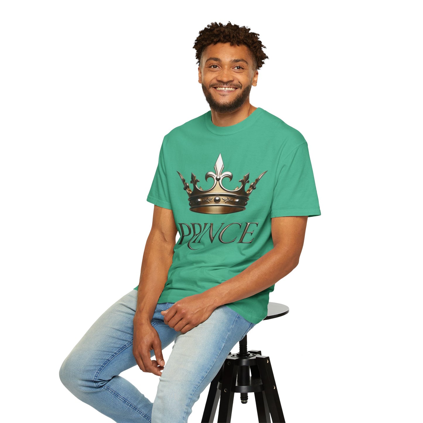 Prince Crown T‑Shirt — Regal Gold Crown Graphic Tee