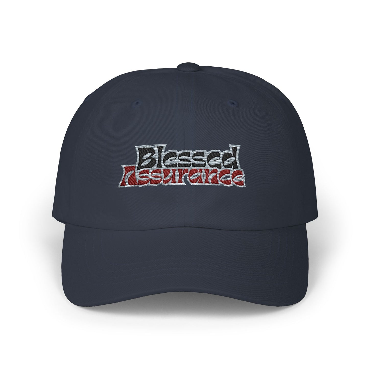 Blessed Assurance Dad Cap - Classic White Baseball Hat for Everyday Style