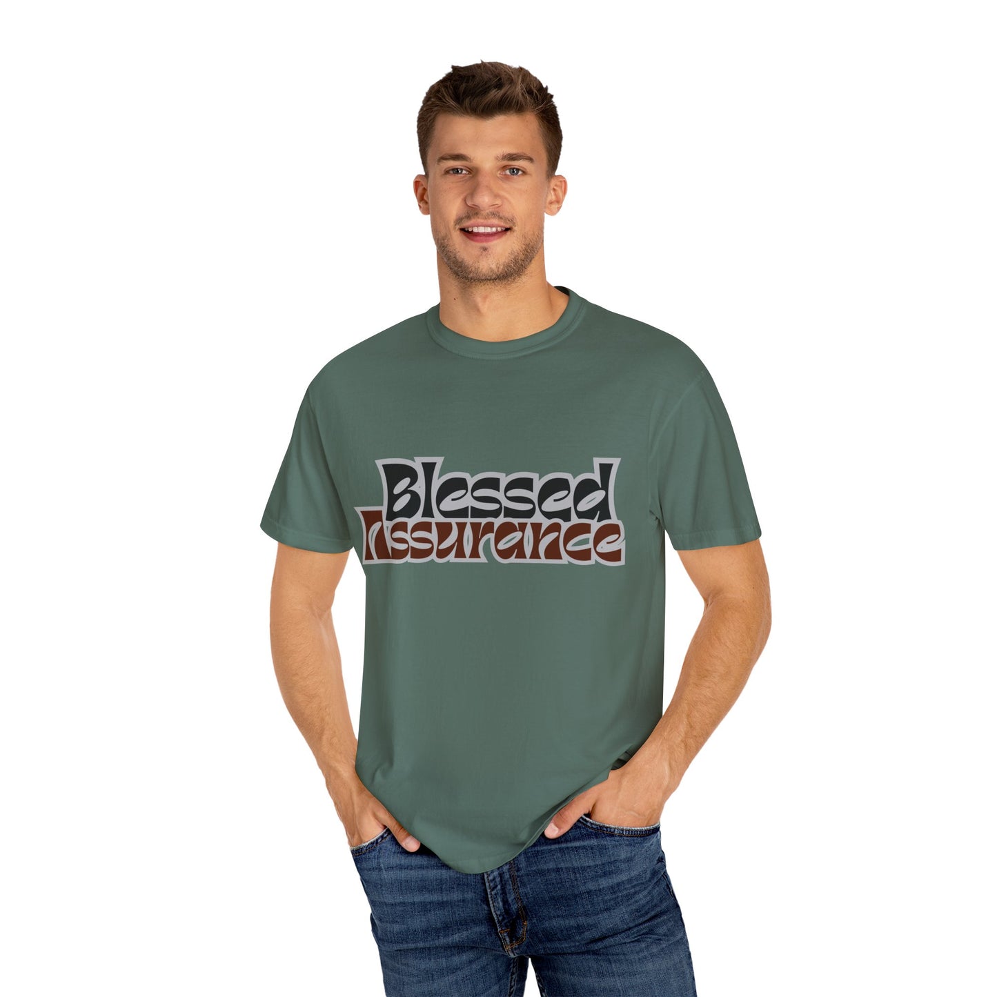 Blessed Assurance Unisex Garment-Dyed T-Shirt