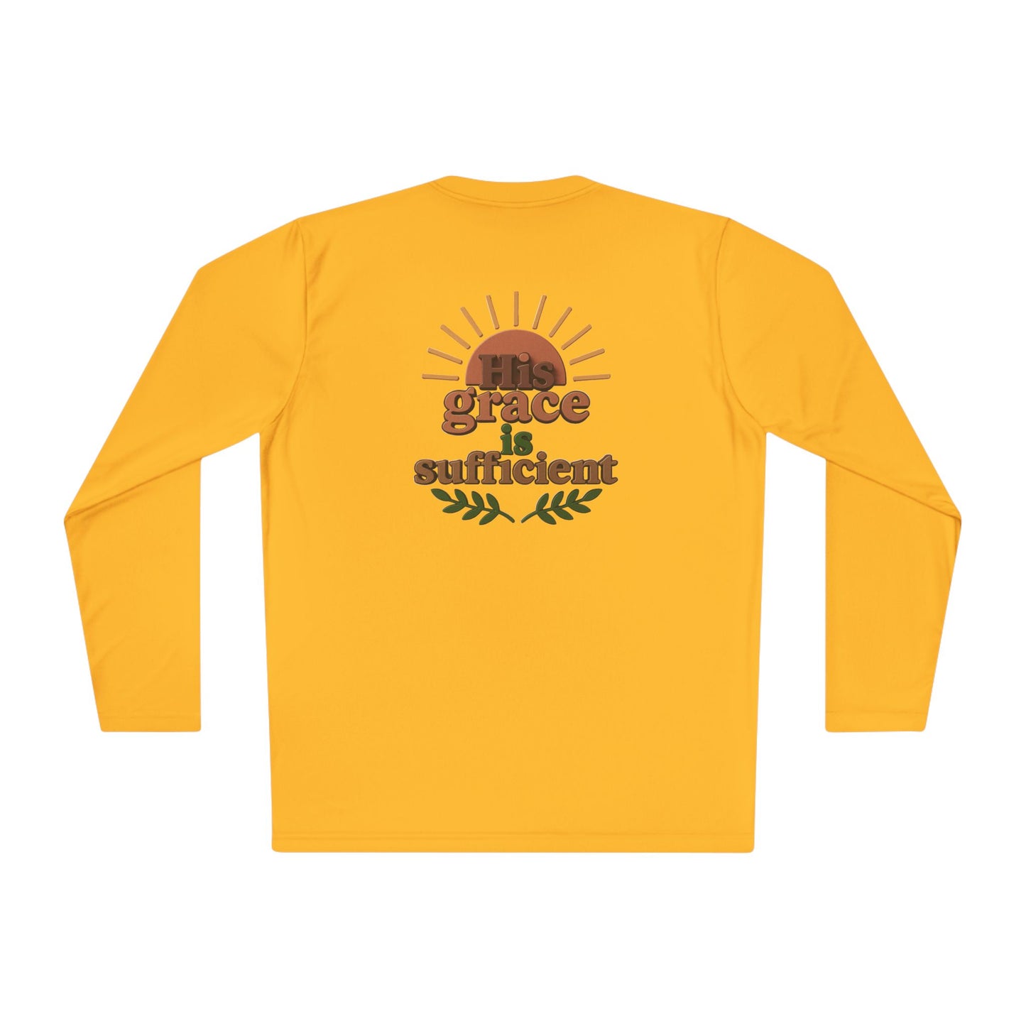Grace Sufficient Long Sleeve Tee - Unisex Inspirational Shirt