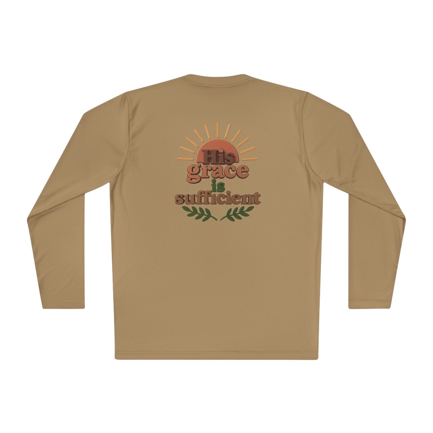 Grace Sufficient Long Sleeve Tee - Unisex Inspirational Shirt
