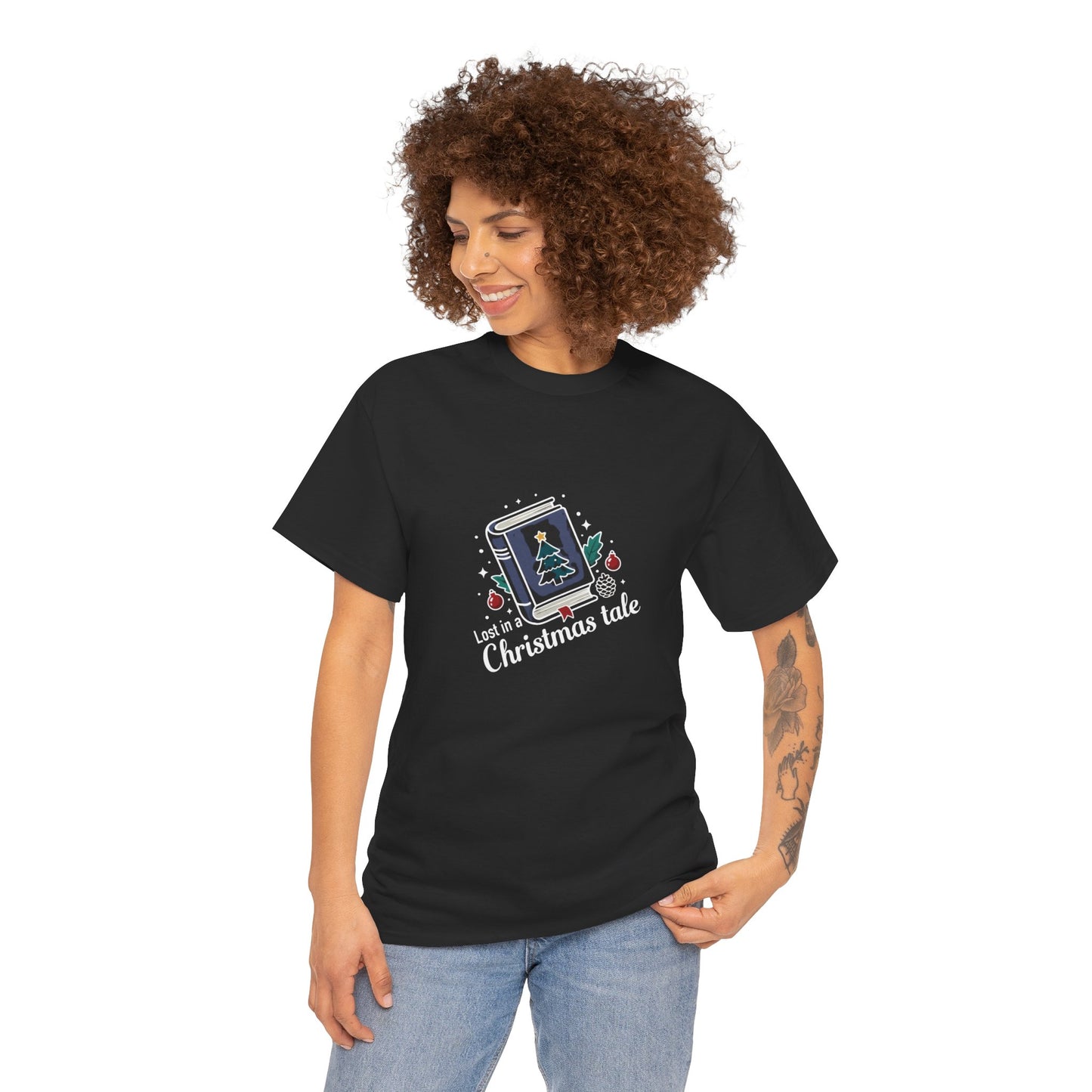 Christmas Snow Globe Tee — 'Let’s a Christmas Tale' Holiday T-Shirt