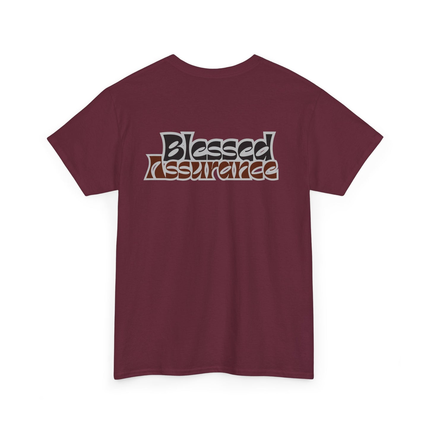 Blessed Assurance Unisex Heavy Cotton Tee | Inspirational Graphic T-Shirt for Everyday Comfort
