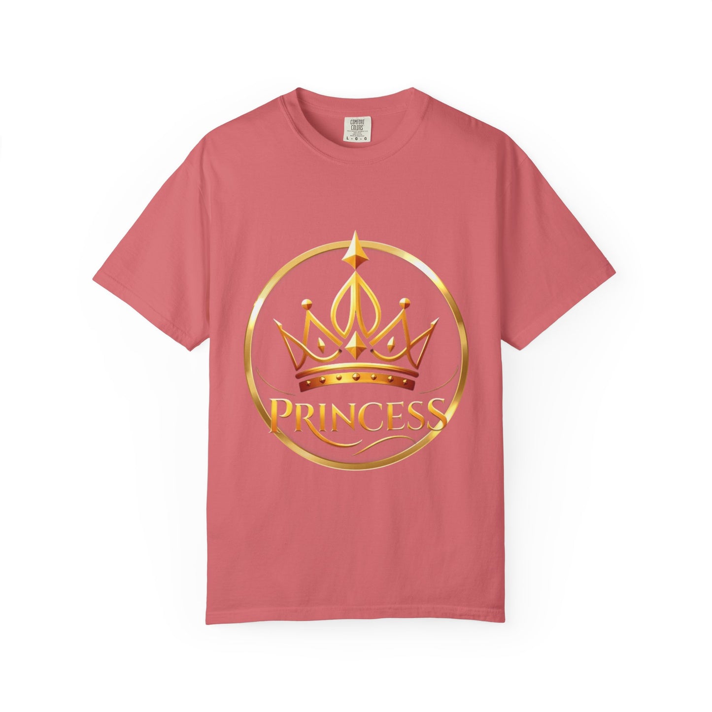 Princess Crown T‑Shirt — Gold Foil Royalty Graphic