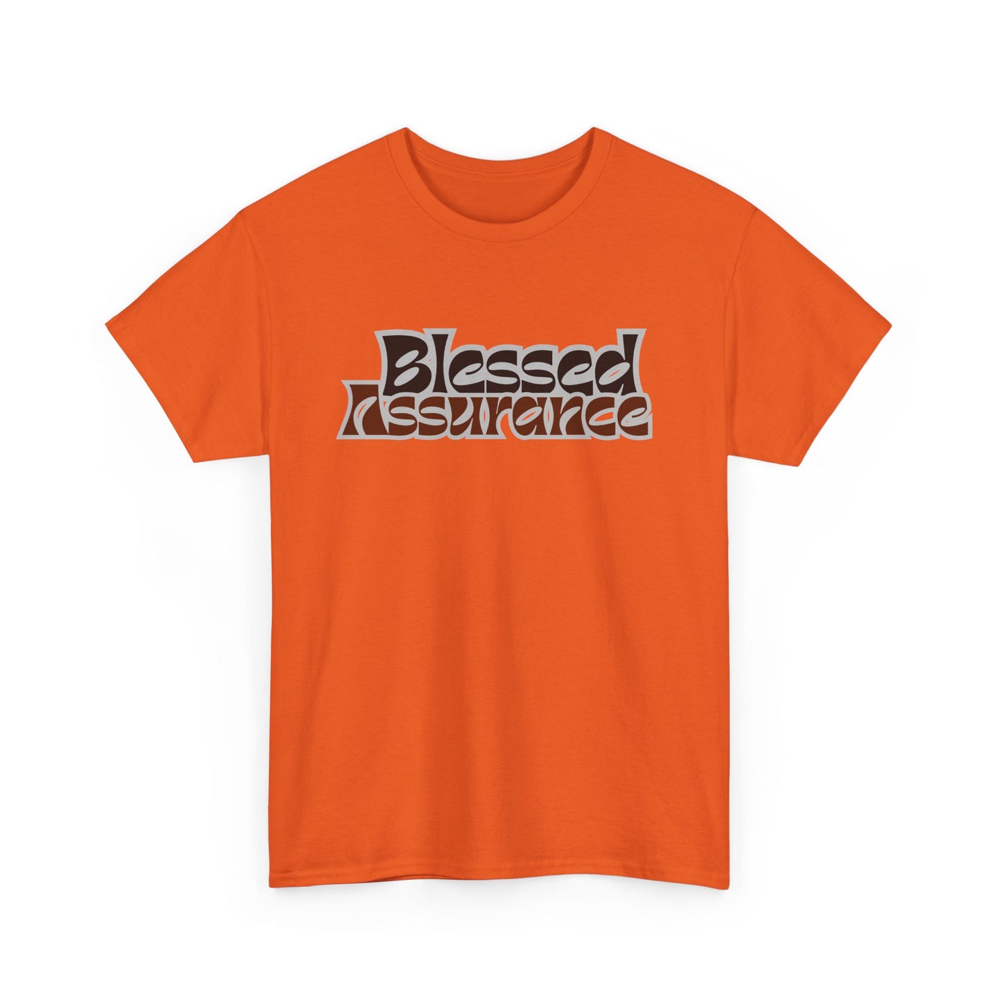 Blessed Assurance Unisex Heavy Cotton Tee | Inspirational Graphic T-Shirt for Everyday Comfort
